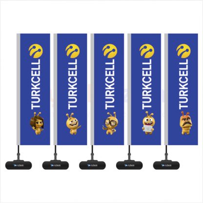 L Tipi Turkcell Emocan Yelken Bayrak